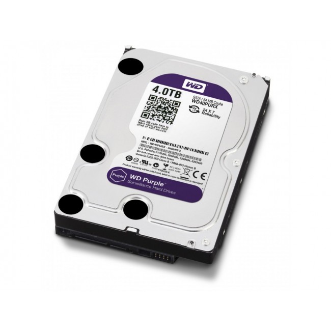 HD WD40PURZ  4TB 64MB WD PURPLE SATA6Gbs