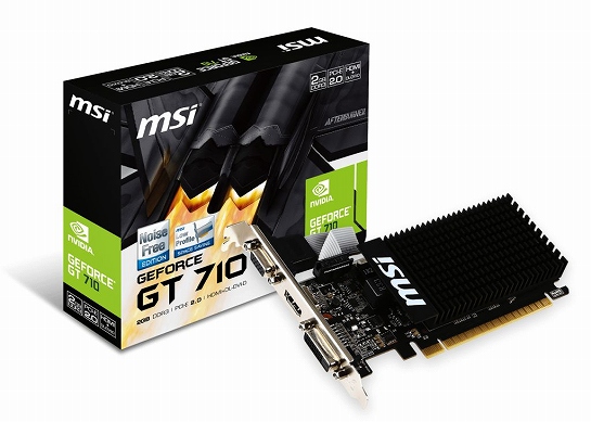 VD MSI GEFORCE GT710 2GB GDDR3 LP PCIe