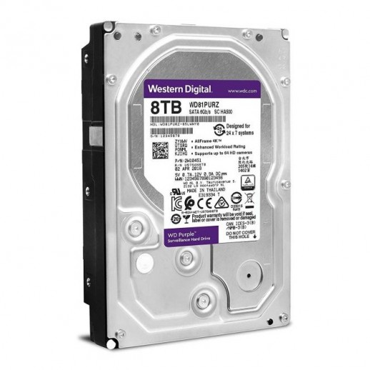 HD WD WD81PURZ 8 TB SATA 6Gb/s 256MB PURPLE