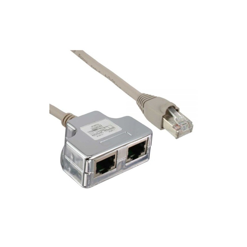 ADAPTER DOPPLER CAT 5 RJ45 FEMMINA 15CM