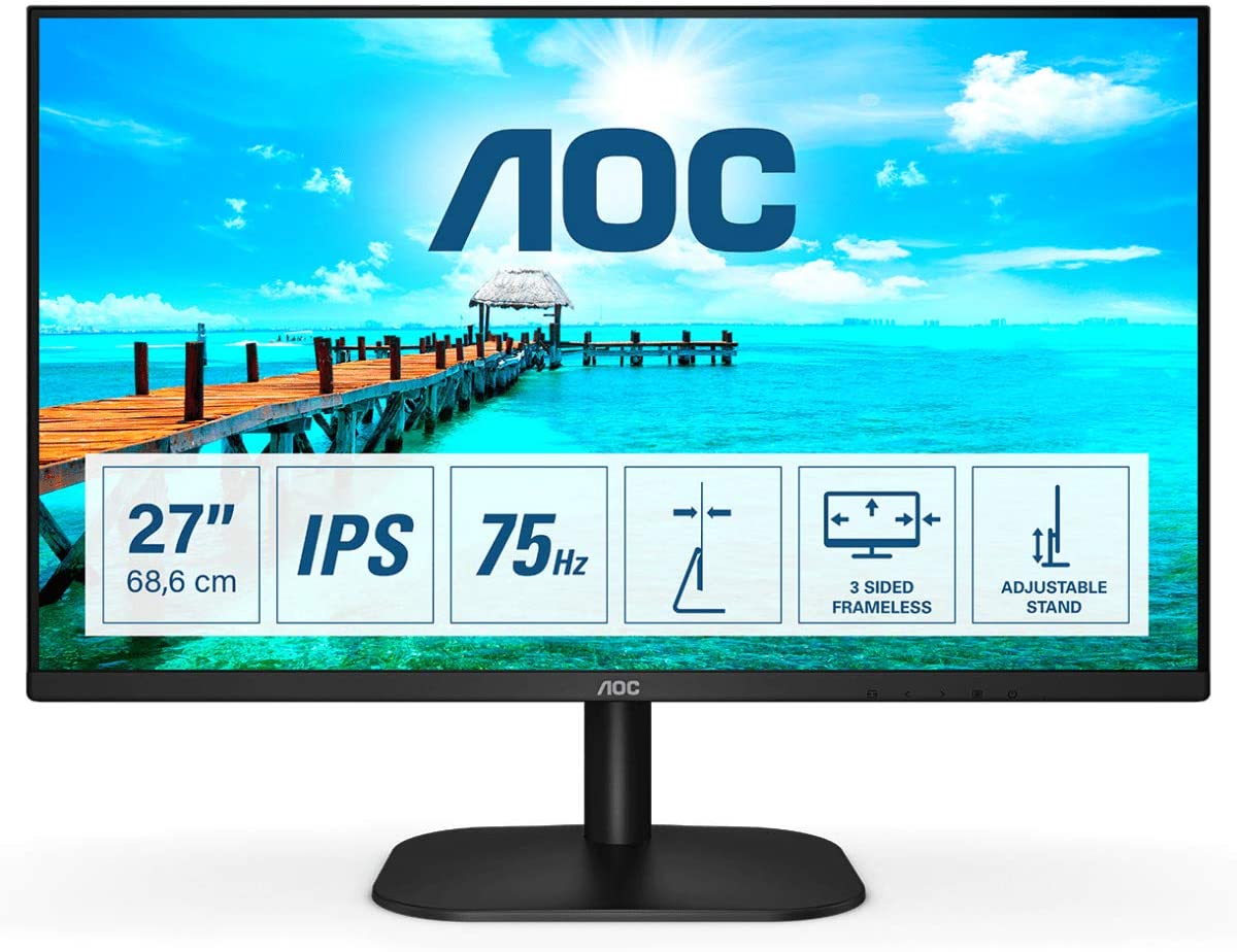 MONITOR AOC 27 27B2H IPS 75Hz F.HD HDMI 