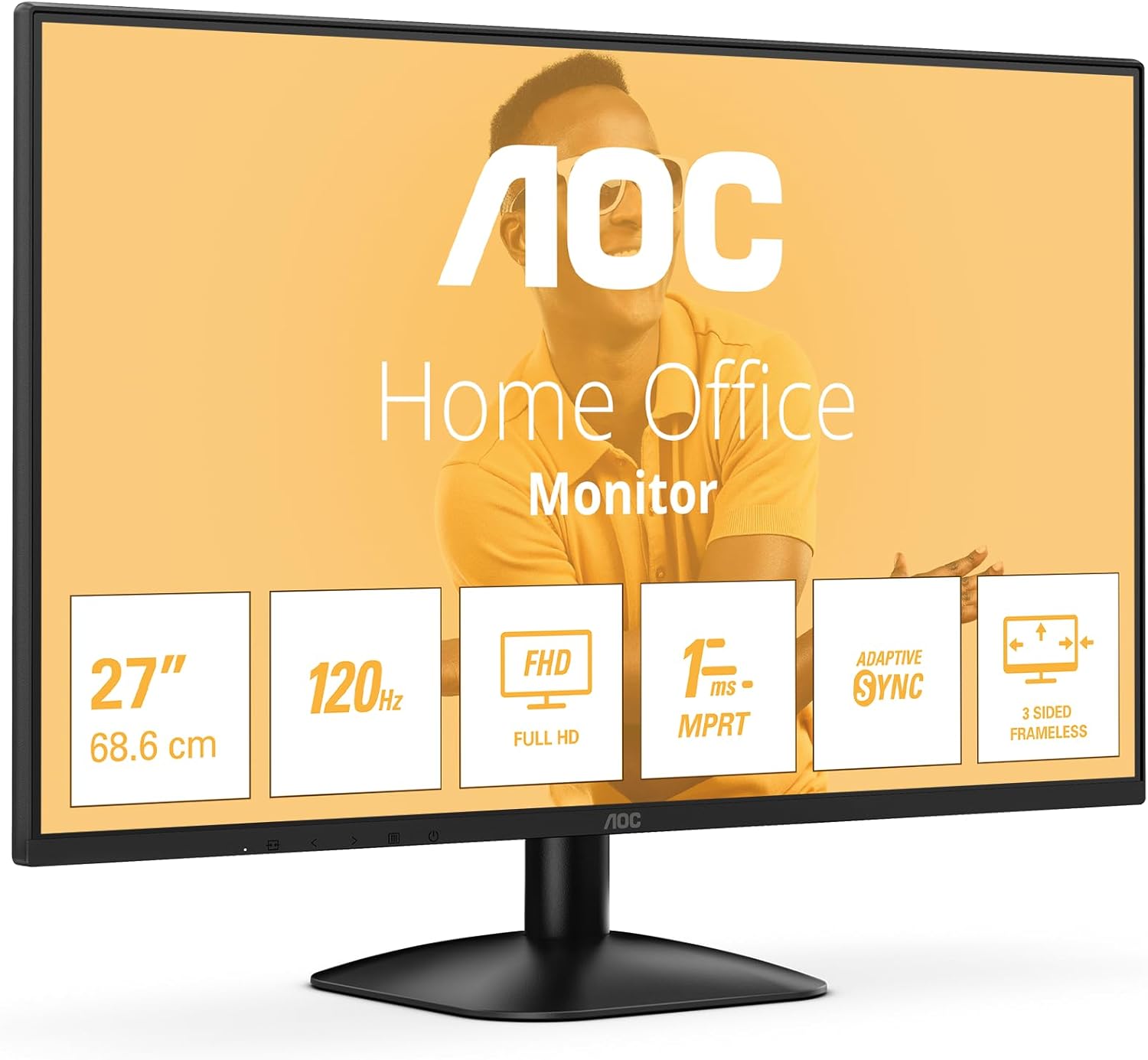 MONITOR AOC 27 LED 4MS 120HZ VGA HDMI 