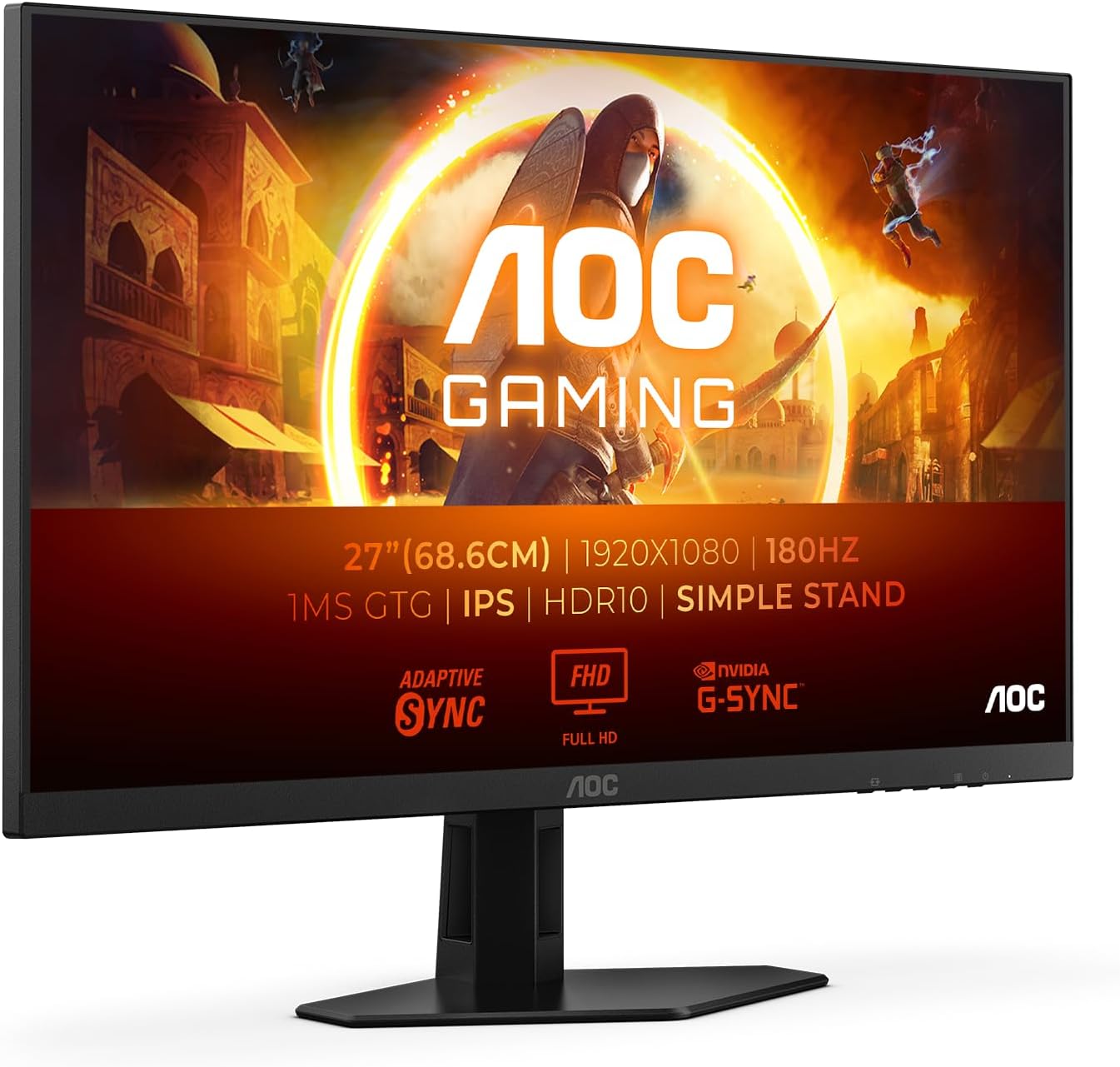 MONITOR AOC 180HZ 27G4 FHD 1Ms HDMI D.PORT