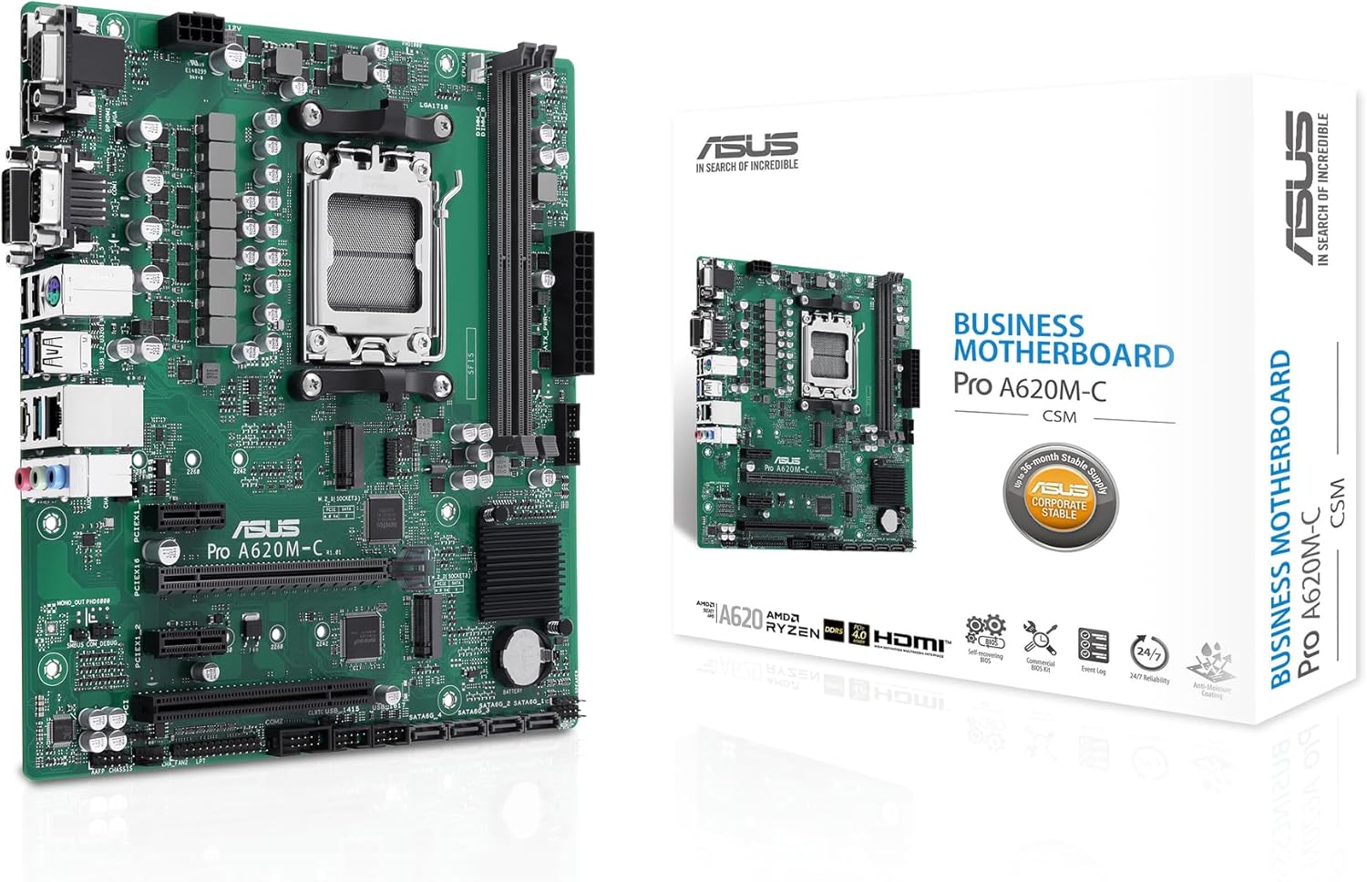 MB ASUS A620M-C CSM AM5 DDR5 M.ATX