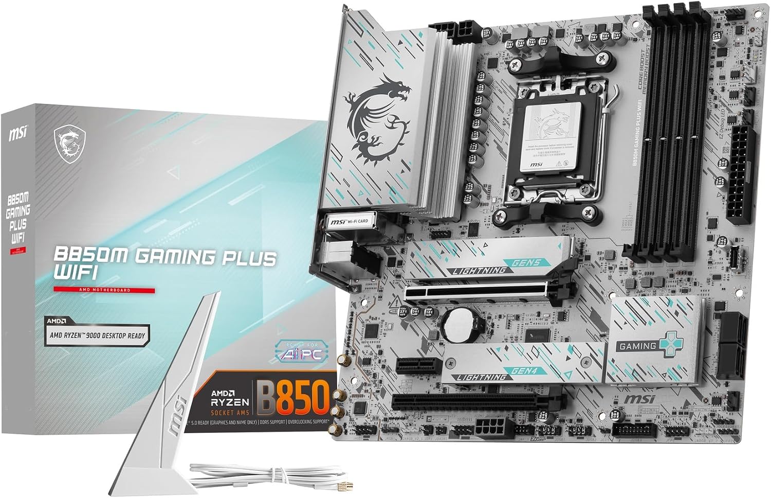 MB MSI B850M GAMING PLUS WI-FI AM5 DDR5 
