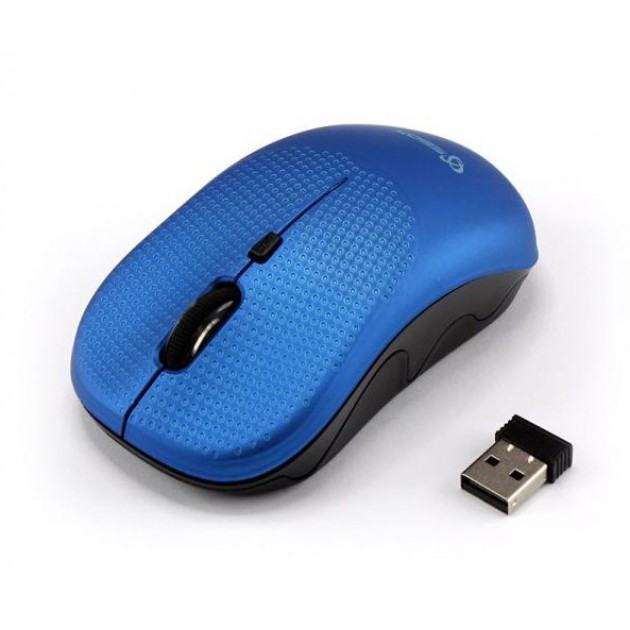 MOUSE WIRELESS 1600DPI SBOX BLU