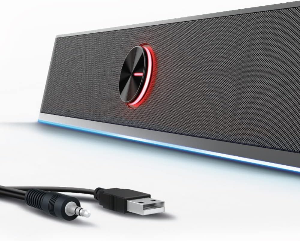 SOUNDBAR EWENT BT USB 12W RGB EW3525