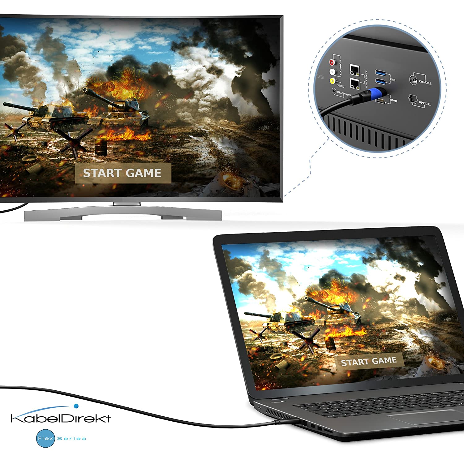 CAVO HDMI A MICRO HDMI ETH KABELDIREKT