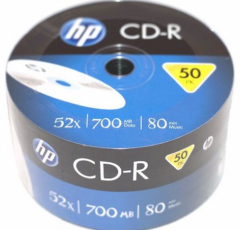 CD-R 52X HP PRINTABLESHRINK 700MB 50PZ