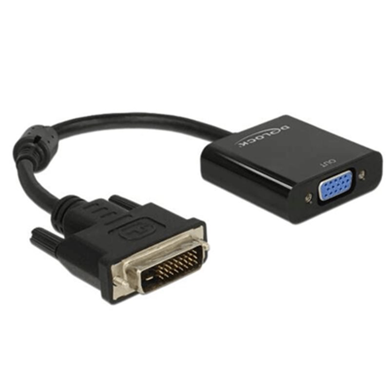 CAVO CONVERTITORE VIDEO DVI-D-VGA M/F