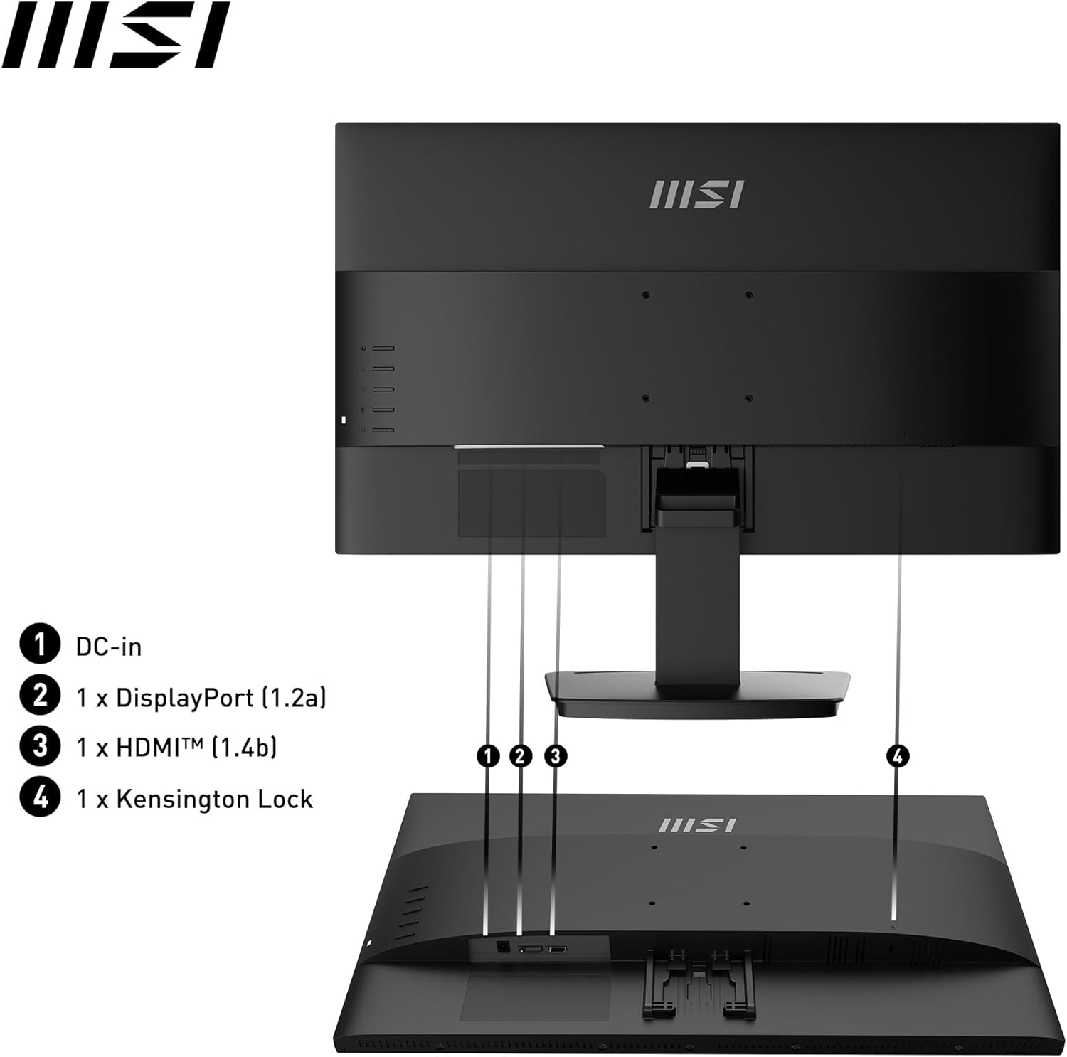 MONITOR MSI PRO MP243X 24 100hz FHD HDMI