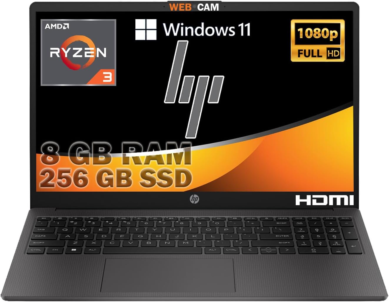 NB HP 255 G10 RYZEN3 SSD256 8GB AMD W11H
