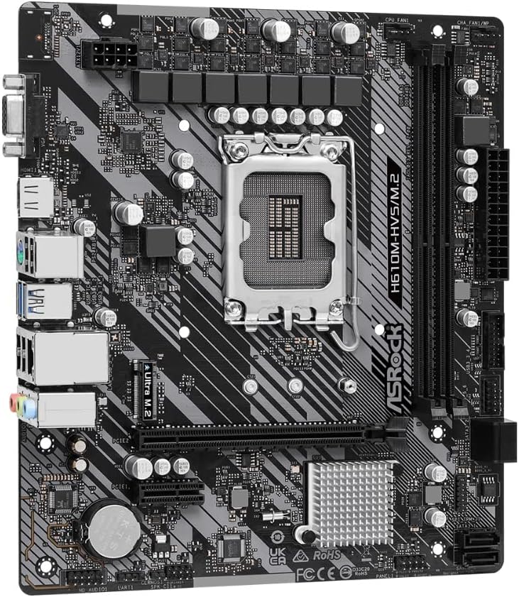 MB ASROCK H610M HVS M.2 LGA1700 mATX DDR4