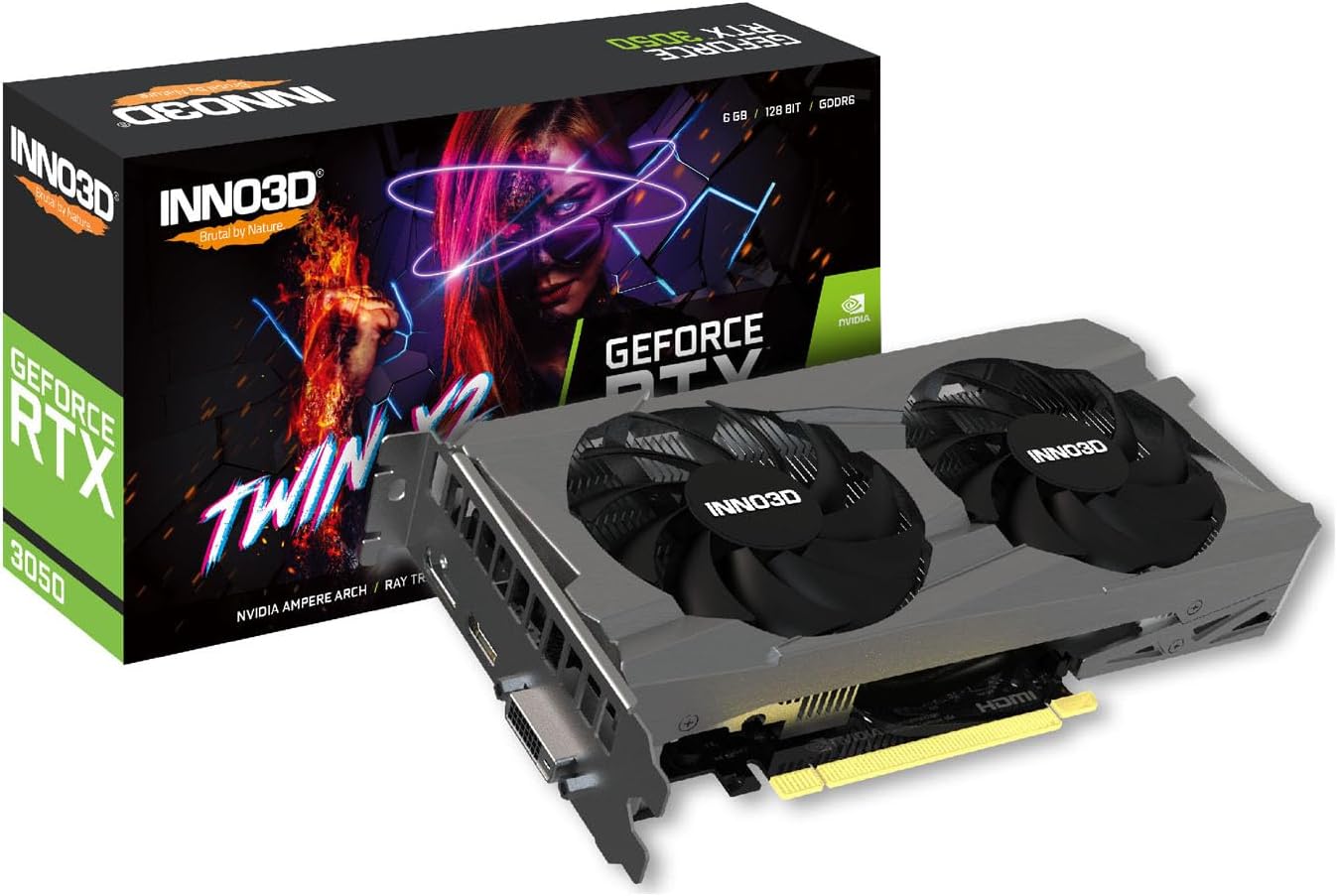 VD INOO3D RTX 3050 GDDR6 TWIN X2 V2 6GB 
