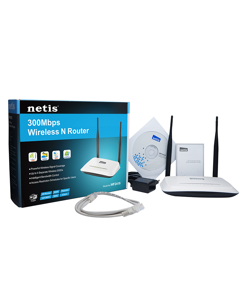 ROUTER WI-FI+AP+WDS NETIS WF2419 300MBPS