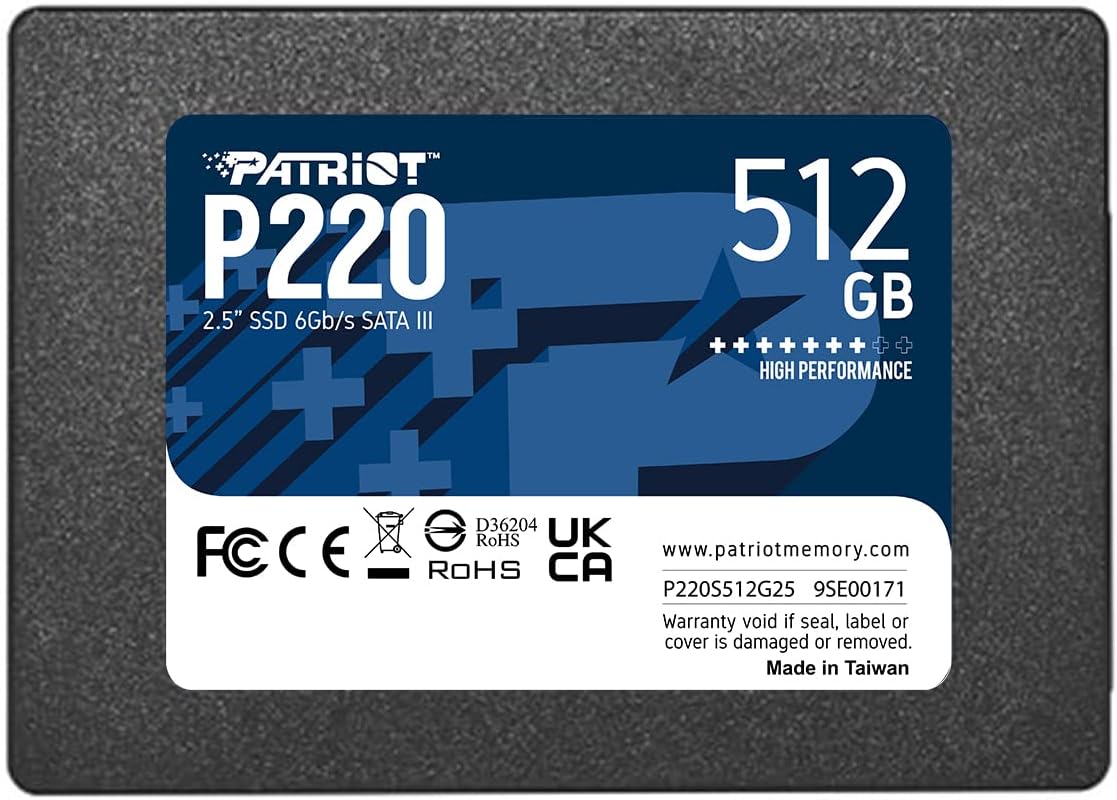 PATRIOT SSD 512GB P210 2,5 SATA