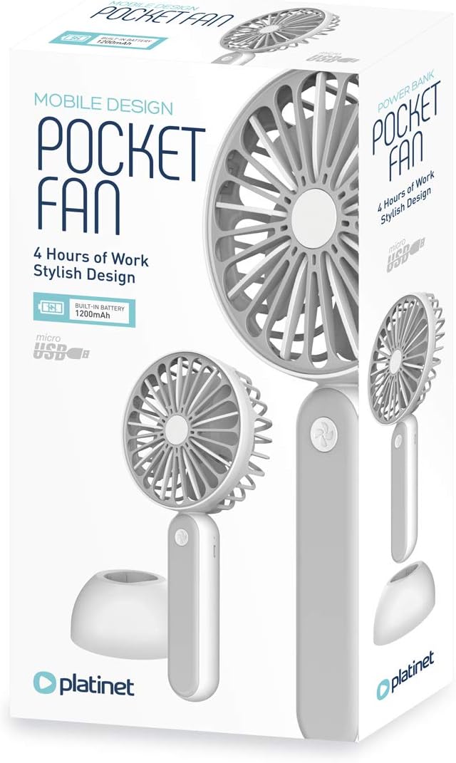 MINI VENTILATORE USB DA SCRIVANIA PLATINET 