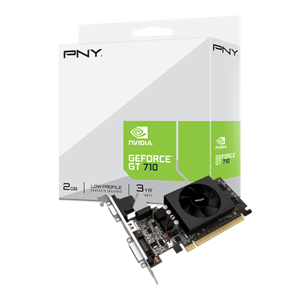 VD PNY GEFORCE GT710 2GB LP HDMI PCIe