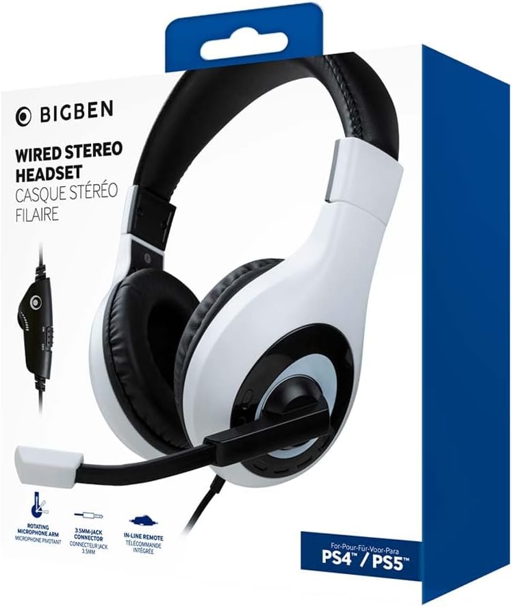 NACON HEADSET PC PS4 PS5 WHITE 
