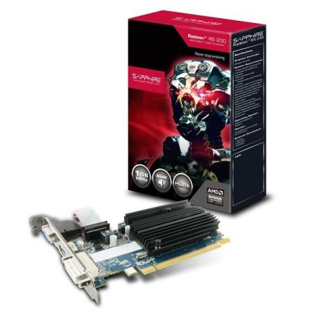 VD SAPPHIRE RADEON R5 230 1GB PASSIVA LP