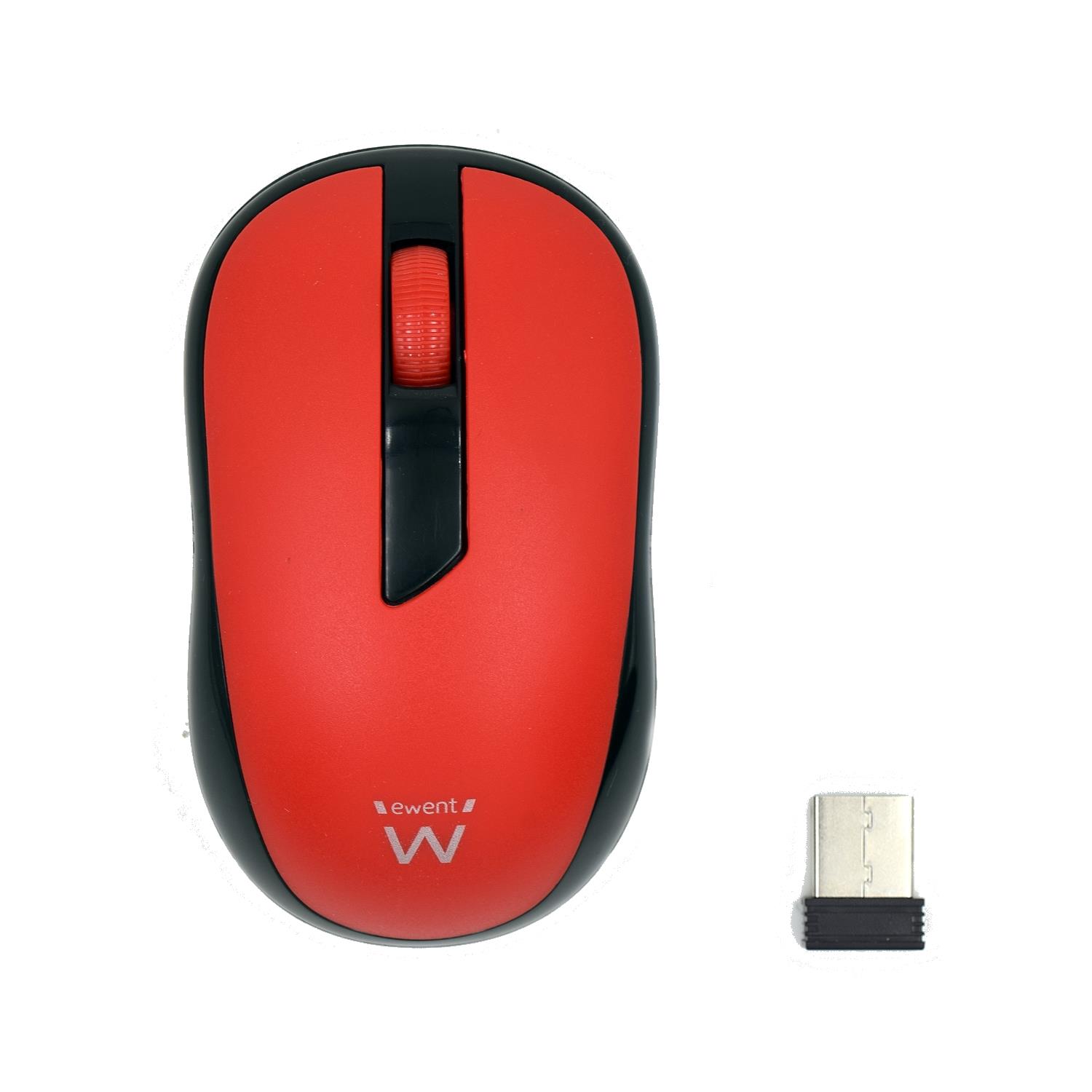 MOUSE SENZA FILO EWENT EW3225 ROSSO