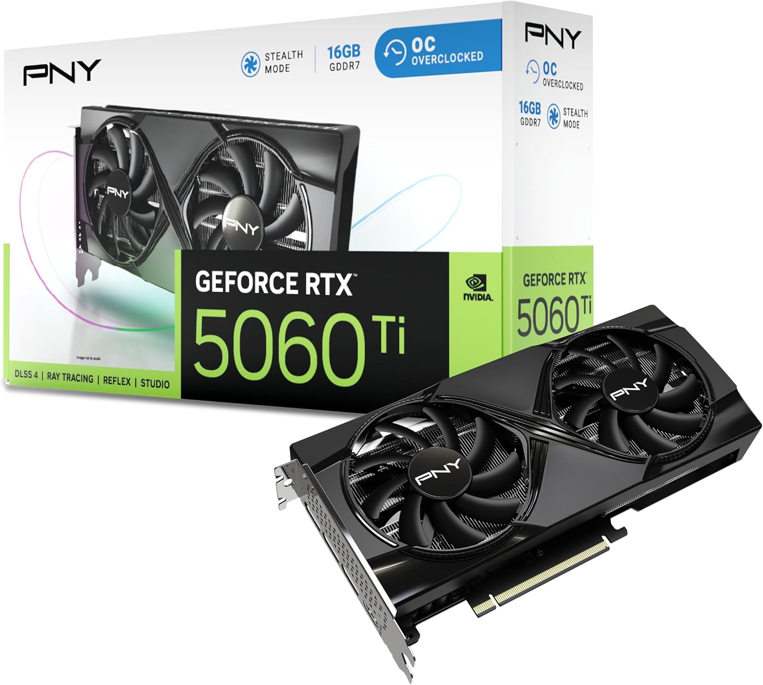 PNY GEFORCE RTX 5060 TI 8GB OVERCLOCKED DUAL FAN 