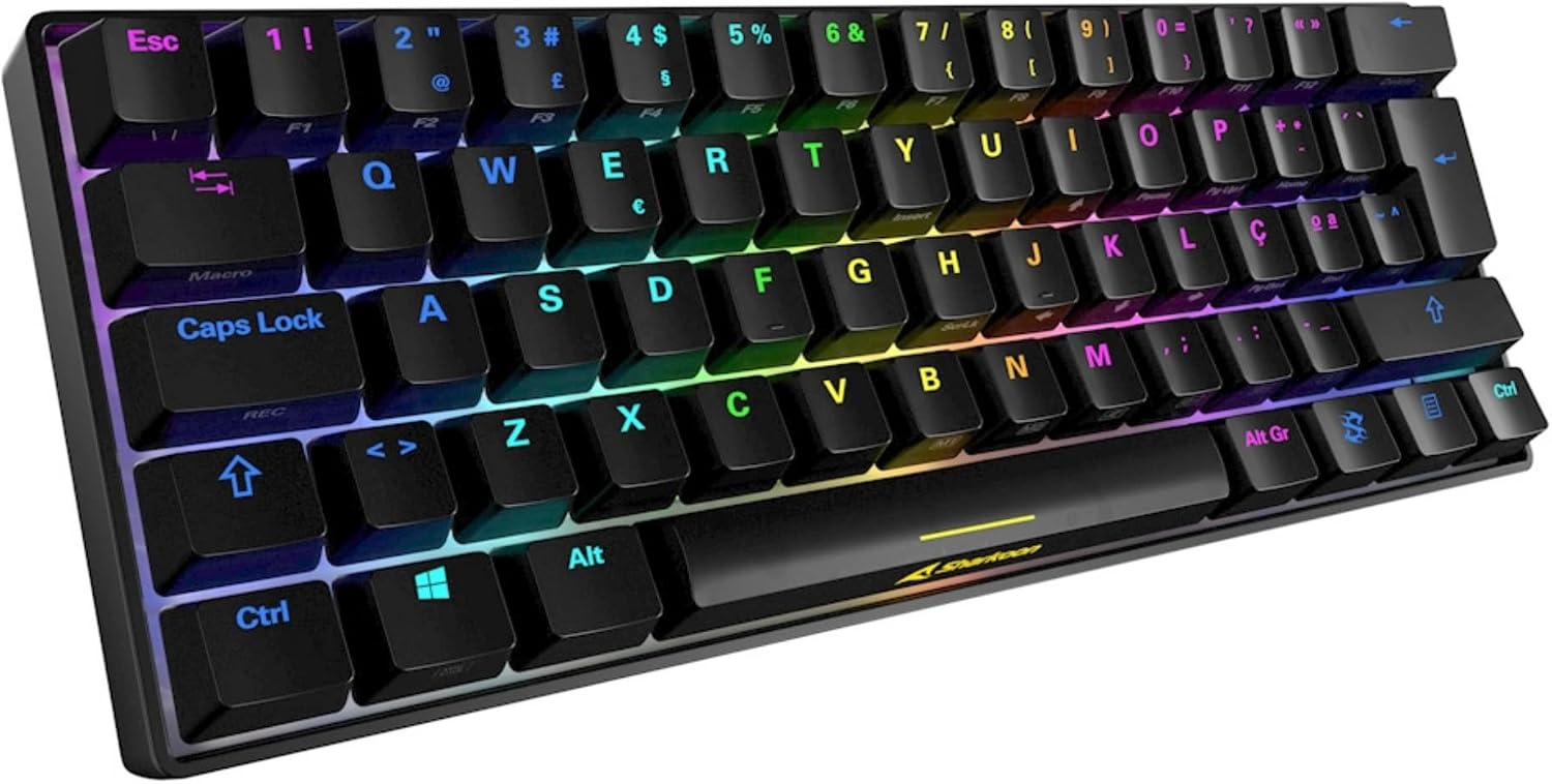 TASTIERA GAMING SHARKOON SGK50 S4 BK