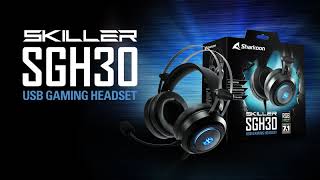 HEADSET GAMING SHARKOON SKILLER SGH30 7.1