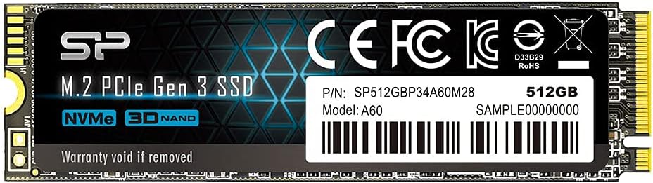 SSD NVME SILICON POWER A60 M.2 512GB