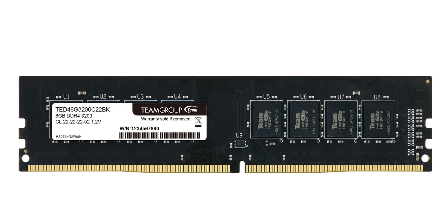 RAM TEAM GROUP ELITE 8GB 3200MHz DDR4