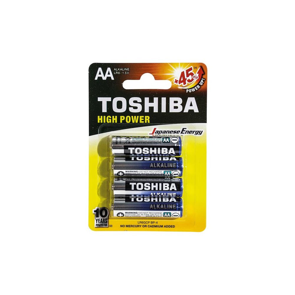 TOSHIBA BATTERIE AA STILO HIGH POWER