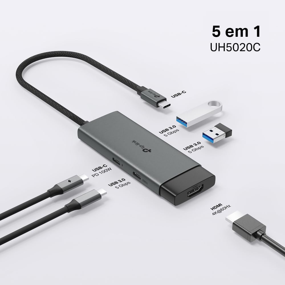 DOCK USB TYPE-C 5in1 HUB 4K TP LINK UH5020C 