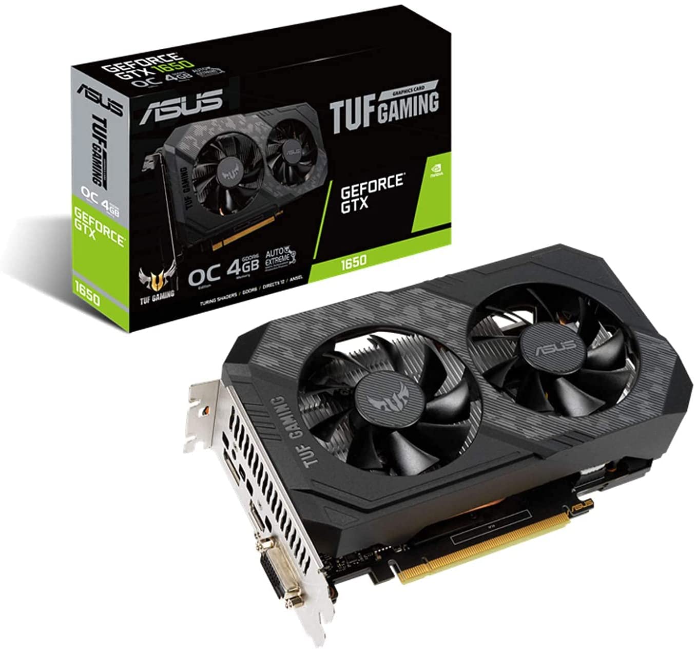 VD ASUS GEFORCE GTX1650 4GB TUF GAMING