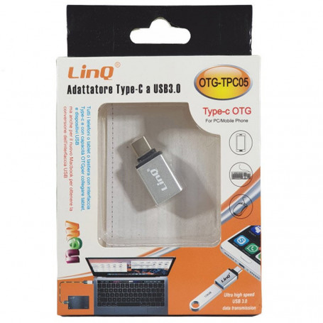 ADATTATORE TYPE-C A USB 3.0 OTG