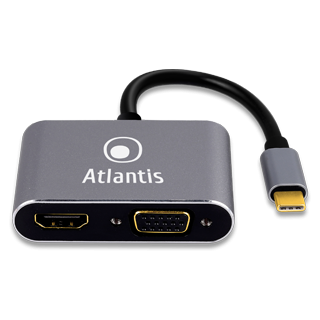 TYPE-C TO HDMI + VGA  ATLANTIS