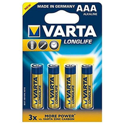 VARTA LONGLIFE  AAA mini STILO 4pz