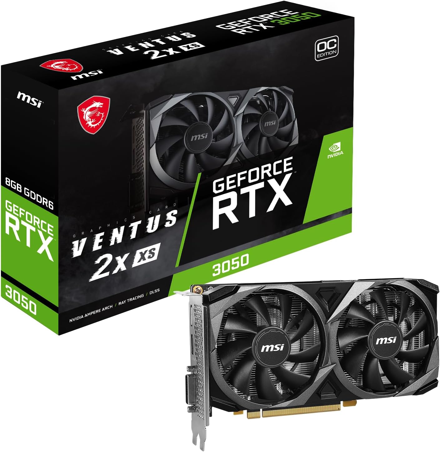 VD MSI RTX 3050 8GB OC VENTUS GAMING 