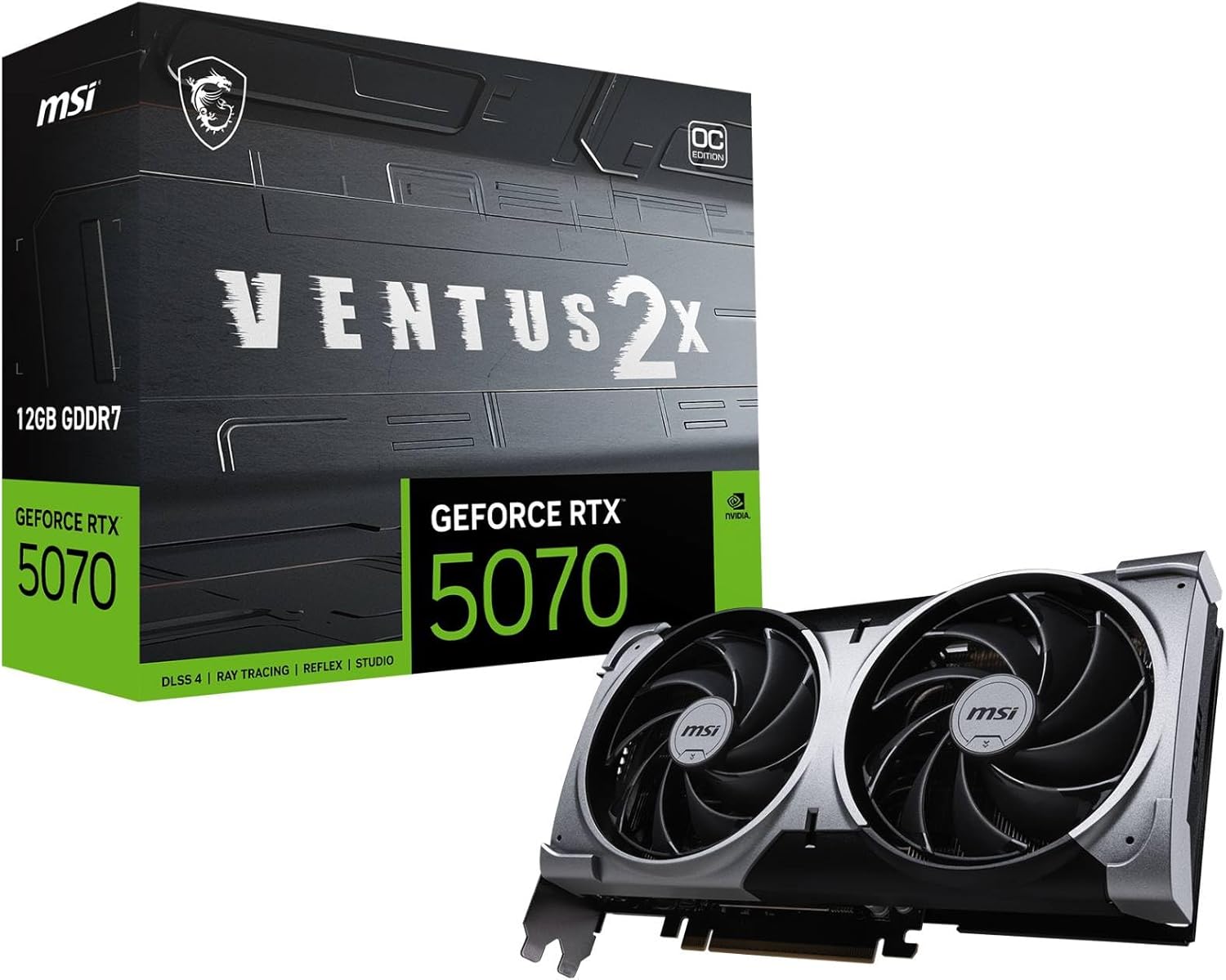 MSI RTX 5070 12GB OC VENTUS 2X GDDR7X GEFORCE