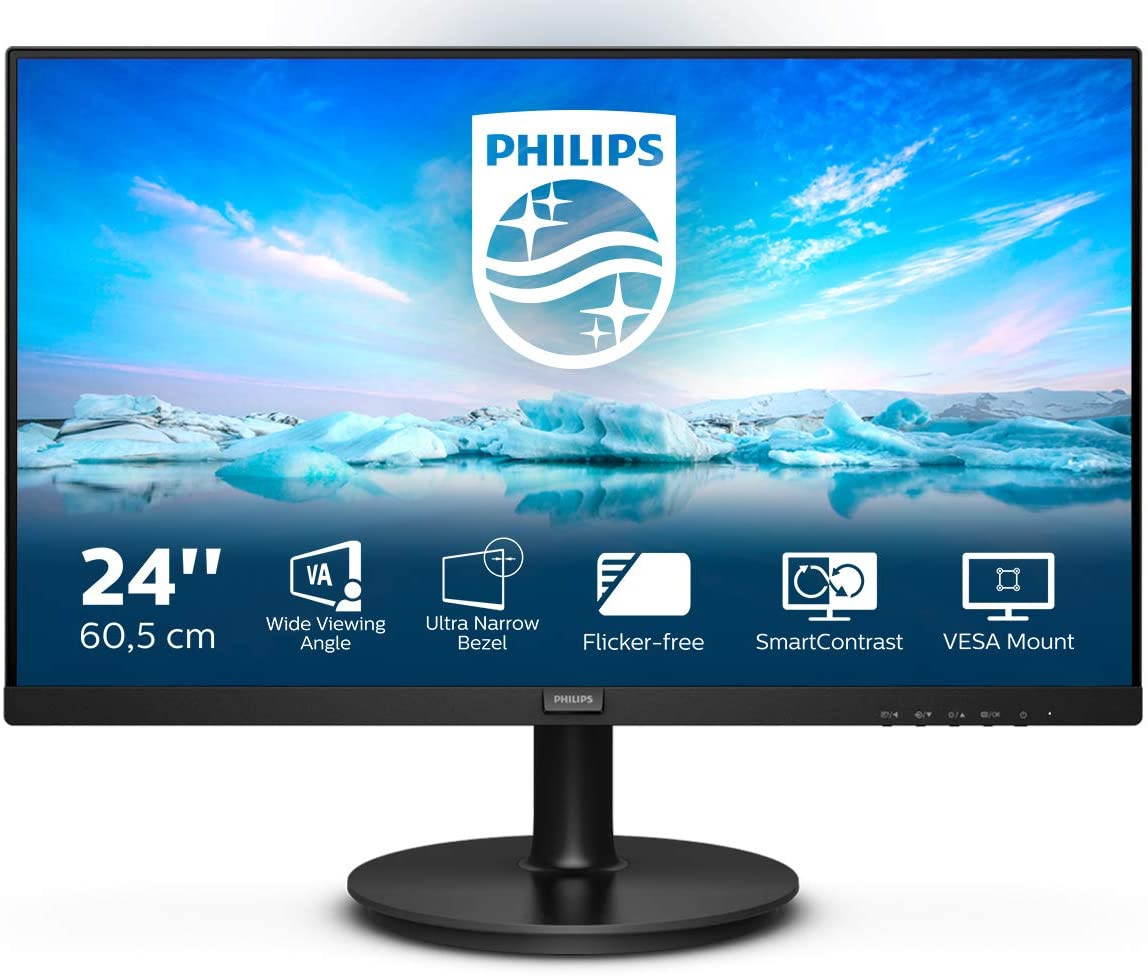 MONITOR PHILIPS 242V8LA 24 LED HDMI 75HZ
