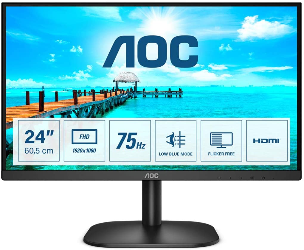 MONITOR AOC 24B2XHM2  VGA HDMI 4Ms 75HZ