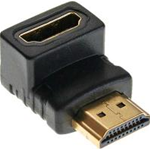 ADATTATORE VIDEO HDMI ANGOLATO 90° M/F