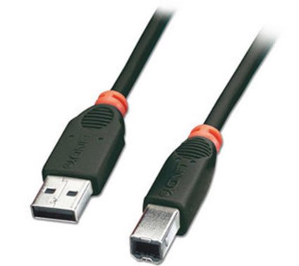CAVO USB 2.0 TIPO A/B M/M 2M GRIGIO