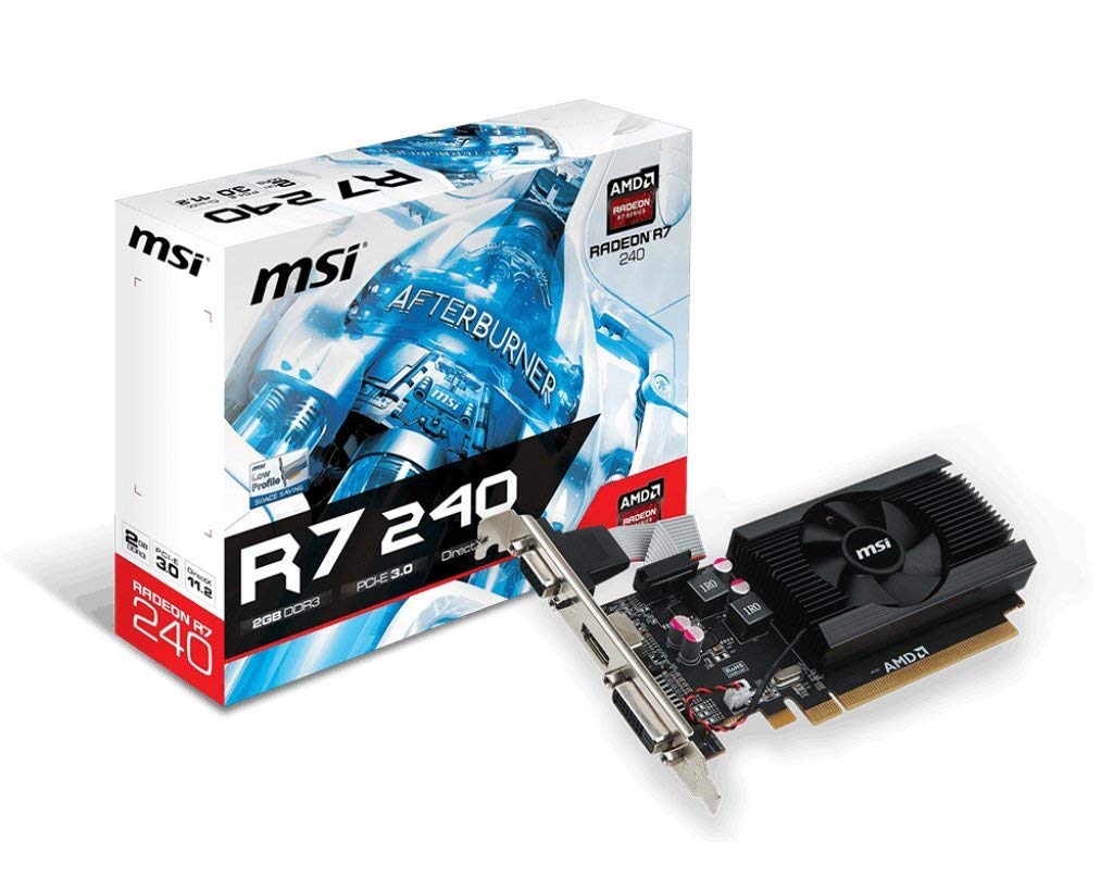 VD MSI AMD RADEON R7 240 2GB GDDR3 LP