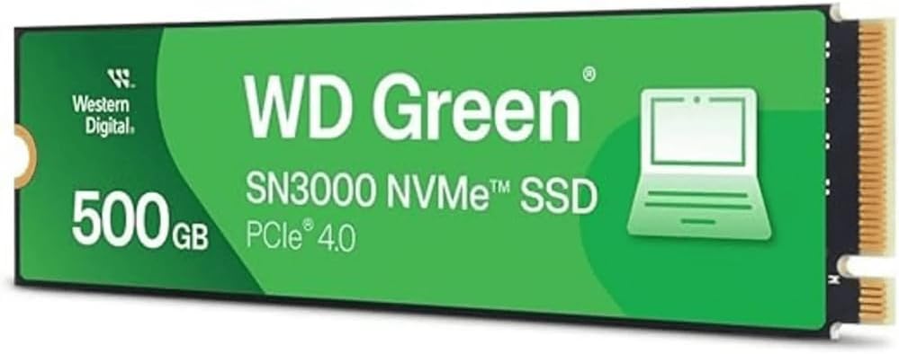 WD GREEN SN3000 50GB NVMe PCIe 4.0