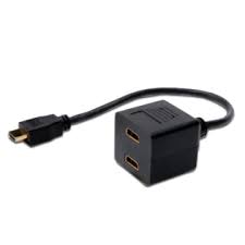 CAVO SPLITTER HDMI 2 PORTE PASSIVO GOLD